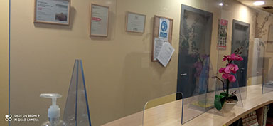 Vista interior de Academia de Inglés en el paseo de Extremadura